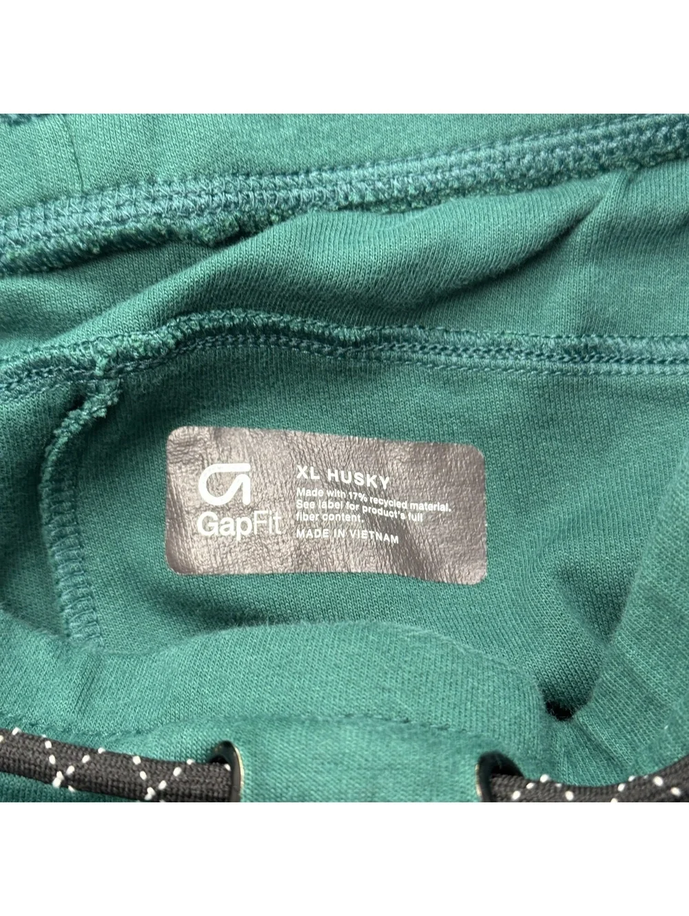 GapFit Sweatpants Green Zipper Pockets Drawstring - Boys XL Husky